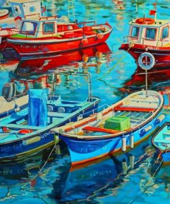 Fishing Harbours Paint By Numbers