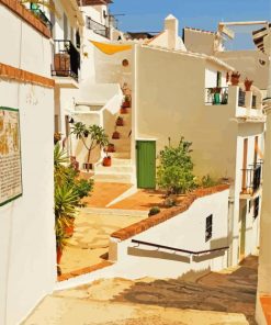 Frigiliana Pueblo Mas Bonito Paint By Numbers