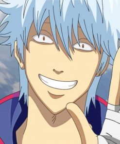 Gintoki Smiling Paint By Numbers