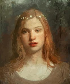 Girl By Charles Weed Paint By Numbers