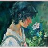 Girl With Flowers Joaquín Sorolla Paint By Numbers