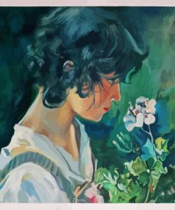 Girl With Flowers Joaquín Sorolla Paint By Numbers