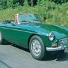 Green MGB Paint By Numbers