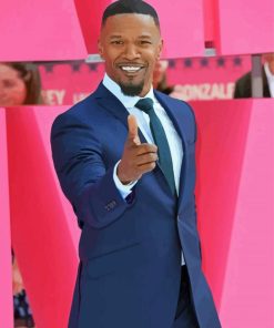 Handsome Jamie Foxx Actor Paint By Numbers