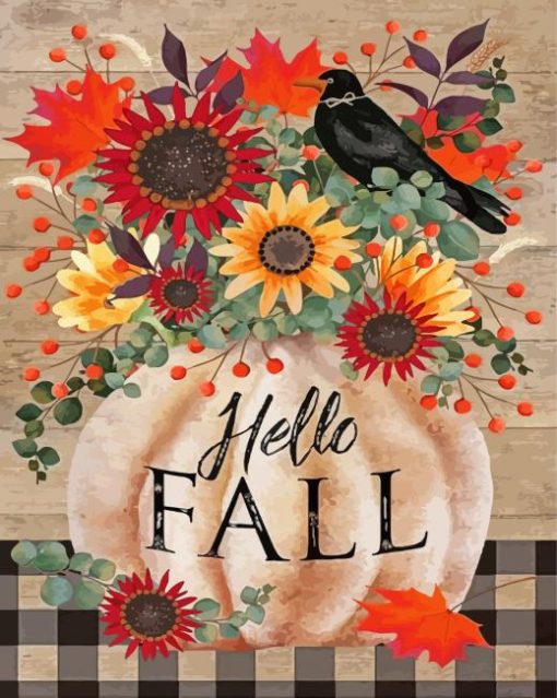 Hello Fall Paint By Numbers