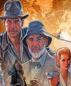 Indiana Jones And The Last Crusade Characters Paint By Numbers