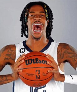 Ja Morant Basketball Player Paint By Numbers