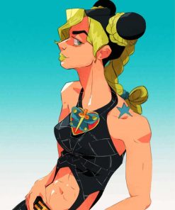 JoJo's Bizarre Adventure Jolyne Cujoh Anime Paint By Numbers