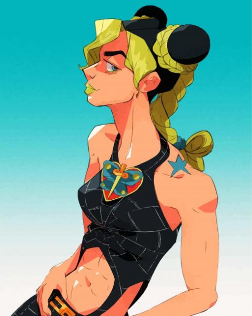 JoJo's Bizarre Adventure Jolyne Cujoh Anime Paint By Numbers