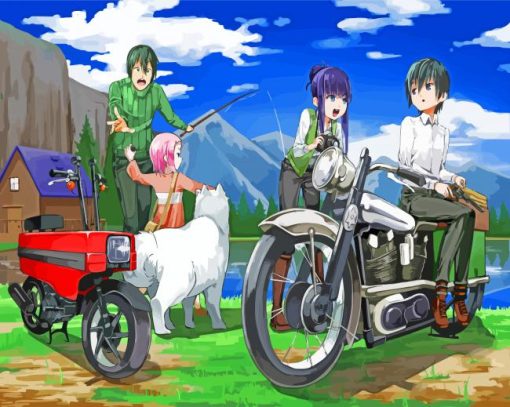 Kino's Journey Characters Paint By Numbers