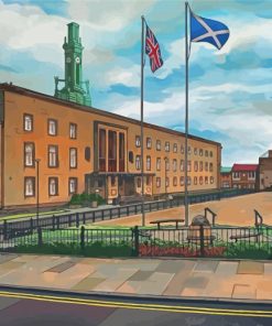 Kirkcaldy Scotland Art Paint By Numbers