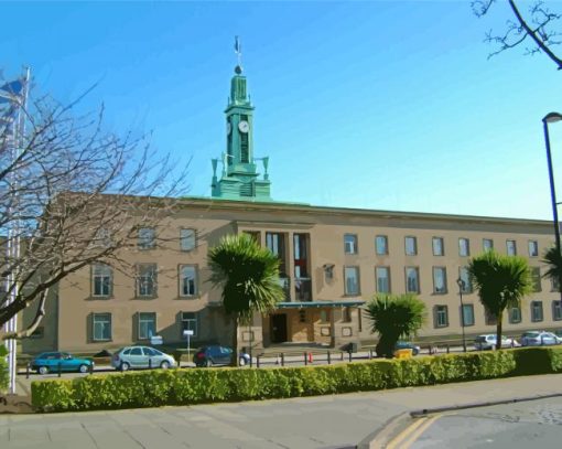 Kirkcaldy Town House Paint By Numbers