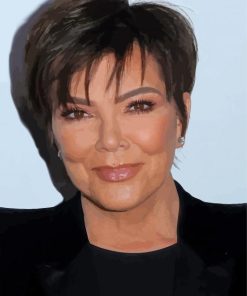 Kris Jenner Face Paint By Numbers