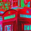 London Telephone Box Paint By Numbers