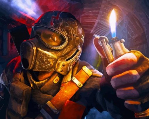 Metro 2033 Illustration Paint By Numbers