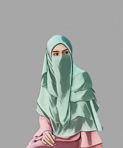 Muslim Girl Art Paint By Numbers