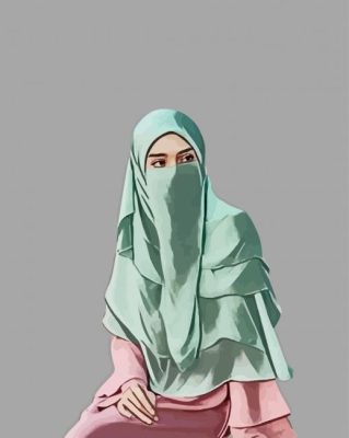 Muslim Girl Art Paint By Numbers