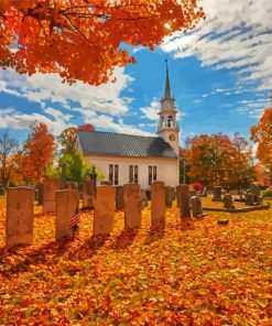 New England In The Fall Paint By Numbers