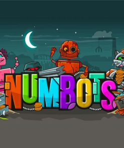 NumBots Characters Paint By Numbers