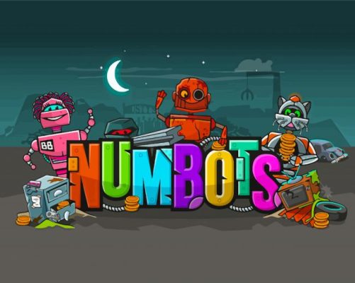 NumBots Characters Paint By Numbers