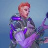 Overwatch Character Moira Paint By Numbers