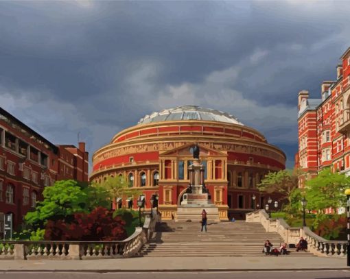 Royal Albert Hall England Paint By Numbers