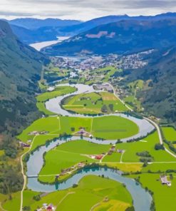 Stryn Norway Nature Paint By Numbers