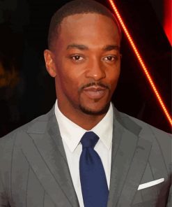 The Actor Anthony Mackie Paint By Numbers