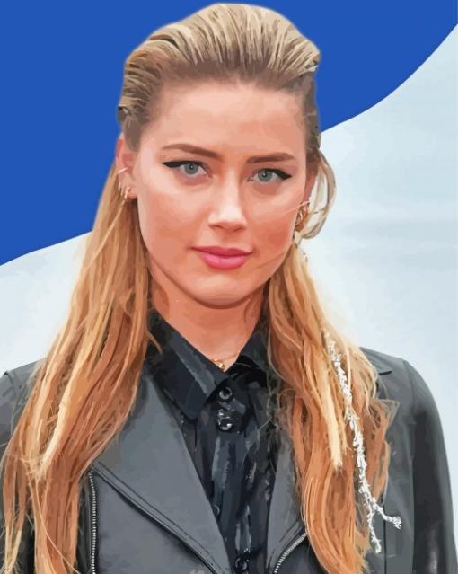 The Actress Amber Heard Paint By Numbers