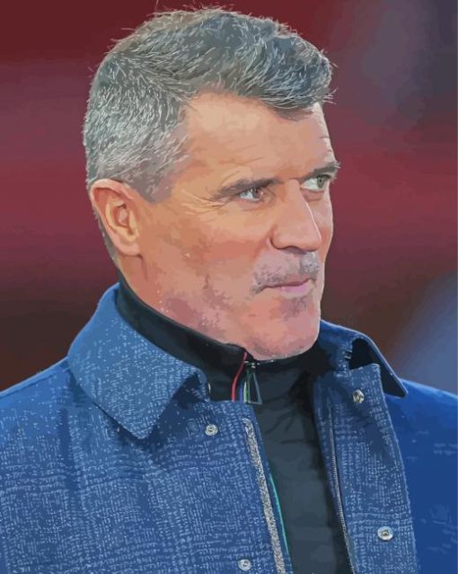 The Irish Football Manager Roy Keane Paint By Numbers