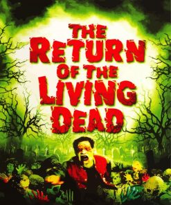 The Return Of The Living Dead Movie Poster Paint By Numbers