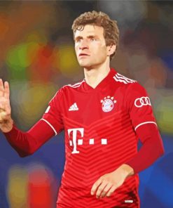 Thomas Müller Football Player Paint By Numbers