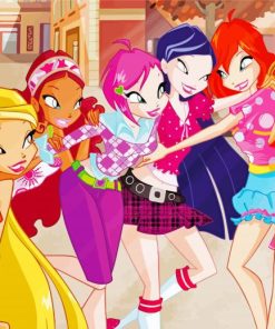 Winx Club Characters Paint By Numbers