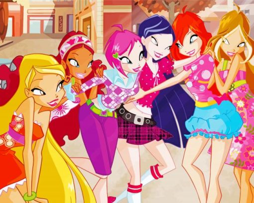 Winx Club Characters Paint By Numbers