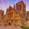 York Cathedral Sunset England Paint By Numbers