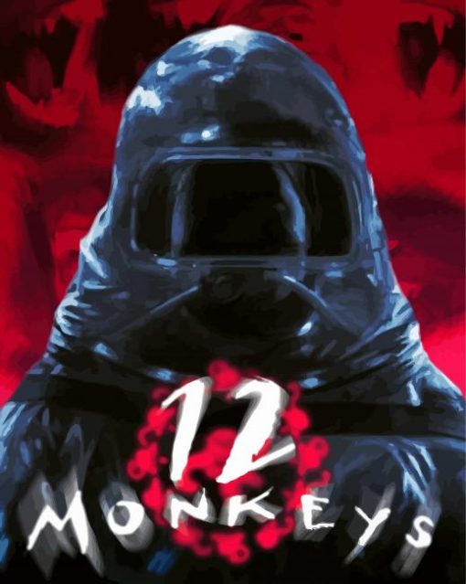 12 Monkeys Poster Art Paint By Numbers