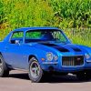 1970 Camaro Z28 Blue Paint By Numbers