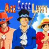 Ace Luffy Sabo One Piece Anime Paint By Numbers