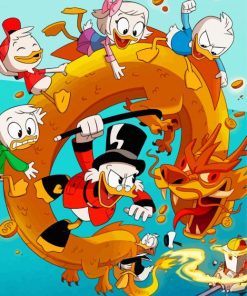 Aesthetic Duck Tales Paint By Numbers