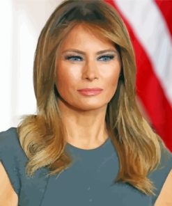 Aesthetic Melania Trump Paint By Numbers