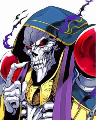 Ainz Ooal Gown Overlord Animated Serie Paint By Numbers