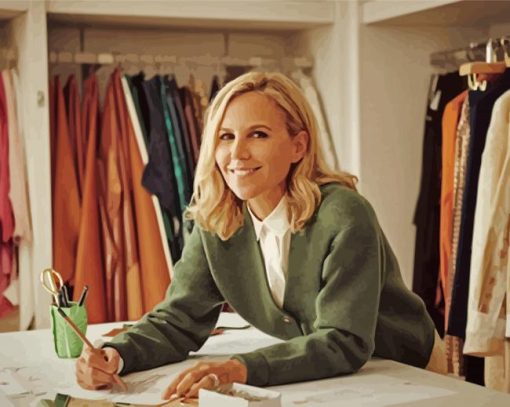 American Fashion Designer Tory Burch Paint By Numbers