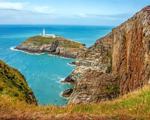 Anglesea South Stack Lighthouse Paint By Numbers