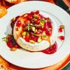 Baked Brie With Pomegranate And Pistachios Paint By Numbers