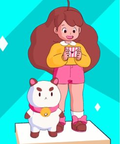 Bee And PuppyCat Cartoon Paint By Numbers