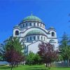 Belgrade St Sava Church Paint By Numbers