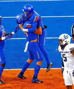 Boise State Broncos Team Paint By Numbers