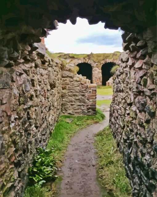 Botallack Tin Mine Paint By Numbers