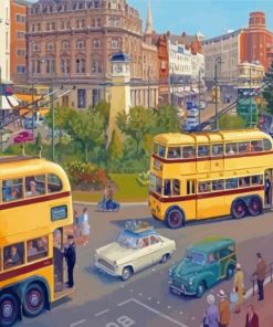 Bournemouth Trolleybus Paint By Numbers