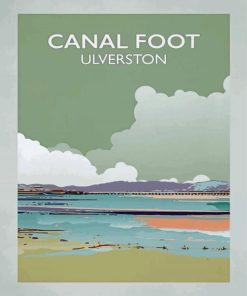 Canal Foot Ulverston Poster Paint By Numbers